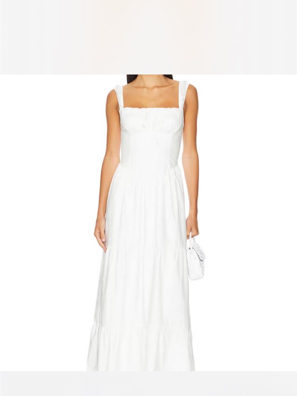 NWT More To Come Maxi Dress White